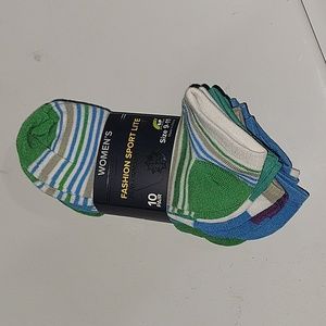 Colorful Ankle Socks (10 Pair)